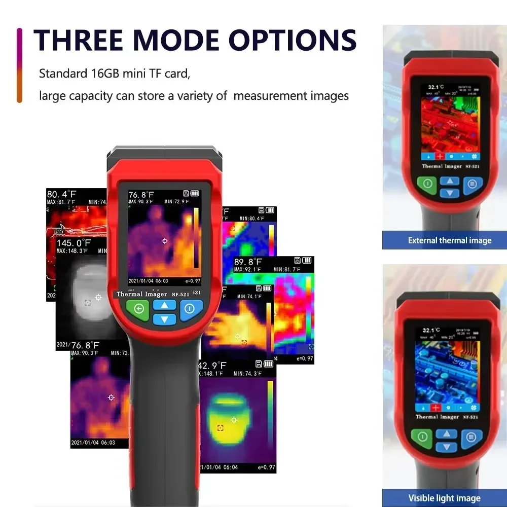 Infrared Thermal Imager Sensor - đánh giá và giá Nf 521 Thermal Imaging Camera