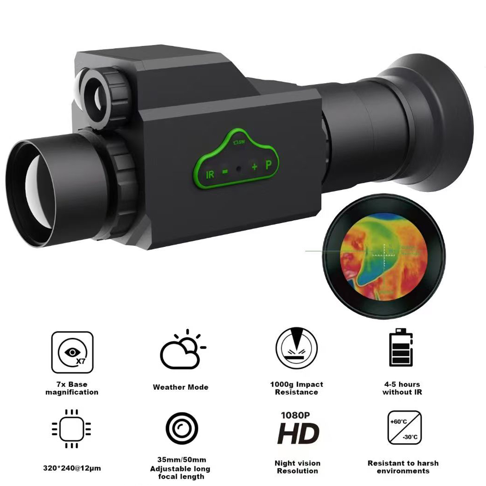 MV265 Pro Head Mounted Monocul - đánh giá và giá Hunting Thermal Imaging Scope